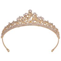 Sweet Shiny Crown Alloy Rhinestone Crown main image 3