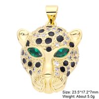 Classic Style Streetwear Animal Round Elephant Copper Plating Inlay Zircon 18k Gold Plated Charms sku image 16