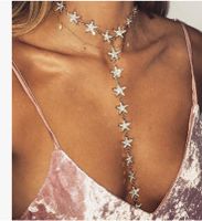 Star Alloy Inlay Artificial Diamond Women's Pendant Necklace main image 4