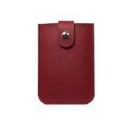 Unisex Solid Color Pvc Flip Cover Card Holders main image 4