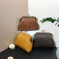 Women's Solid Color Polyester Lock Clasp Coin Purses main image 4