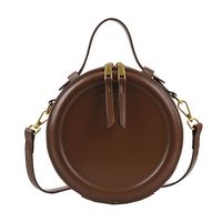 Women's Small Summer Pu Leather Elegant Circle Bag sku image 3