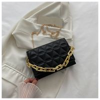 Women's Medium Summer Pu Leather Elegant Streetwear Square Bag sku image 7