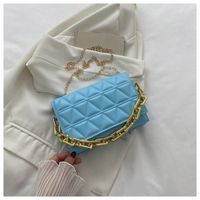 Women's Medium Summer Pu Leather Elegant Streetwear Square Bag sku image 14