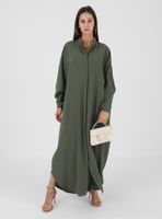 Muslim Robe Abaya Clothing Muslim Fashion Batwing Sleeve Long Southeast Asia Cross-border Foreign Trade sku image 5