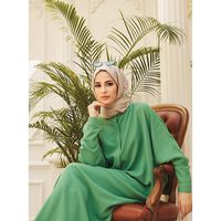 Muslim Robe Abaya Clothing Muslim Fashion Batwing Sleeve Long Southeast Asia Cross-border Foreign Trade main image 3