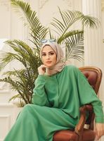 Muslim Robe Abaya Clothing Muslim Fashion Batwing Sleeve Long Southeast Asia Cross-border Foreign Trade sku image 8