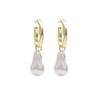1 Pair Elegant Sweet Artistic Geometric Imitation Pearl Alloy Drop Earrings main image 4