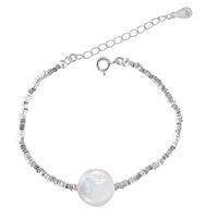 Lady Ball Freshwater Pearl Sterling Silver Plating Bracelets main image 2