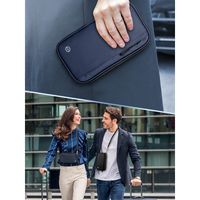 Unisex Business Solid Color Oxford Cloth Rfid Passport Holders main image 4