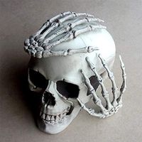 Halloween Easter Skull Plastic Party Decorative Props main image 3