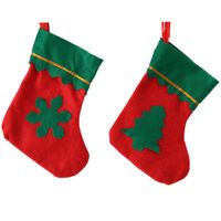 Christmas Classic Style Christmas Socks Cloth Party Hanging Ornaments main image 3