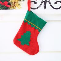 Christmas Classic Style Christmas Socks Cloth Party Hanging Ornaments main image 6