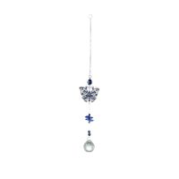 Casual Eye Butterfly White Crystal Pendant sku image 1