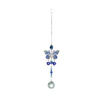 Casual Eye Butterfly White Crystal Pendant sku image 4