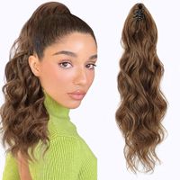 Women's Simple Style Weekend Party Chemical Fiber High Temperature Wire Ponytail Wigs sku image 3
