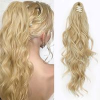 Women's Simple Style Weekend Party Chemical Fiber High Temperature Wire Ponytail Wigs sku image 6