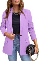 Women's Coat Long Sleeve Blazers Pocket Business Solid Color main image 4