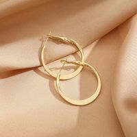 1 Pair Vintage Style Lady Geometric Heart Shape Plating Alloy Gold Plated Earrings main image 4