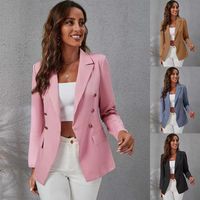 Women's Coat Long Sleeve Blazers Business Solid Color main image 6