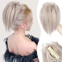 Women's Sweet Party Chemical Fiber High Temperature Wire Ponytail Wigs sku image 5