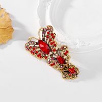 Elegant Vintage Style Butterfly Alloy Inlay Rhinestones Women's Brooches main image 2