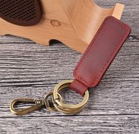 Einfacher Stil Einfarbig Rindsleder Unisex Taschenanhänger Schlüsselbund sku image 7