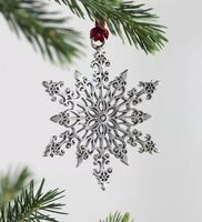 Ornement D'arbre De Noël, Pendentif Bonhomme De Neige En Métal sku image 1
