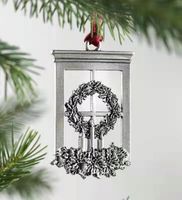 Christmas Tree Ornament Christmas Metal Snowman Pendant sku image 6