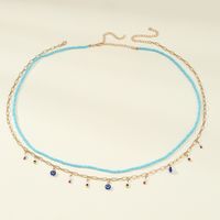 Sexy Beach Colorful Beaded Chain Women's Chain Belts sku image 1