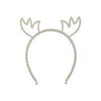 Frau Lässig Süß Geweih Imitationsperle Perlen Haarband main image 5