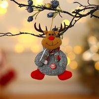 Nouveau Arbre De Noël Accessoires Pendentif De Noël Poupée De Noël Décorations Danse Tissu Poupée Petit Pendentif Cadeau sku image 11