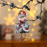 Nouveau Arbre De Noël Accessoires Pendentif De Noël Poupée De Noël Décorations Danse Tissu Poupée Petit Pendentif Cadeau sku image 46