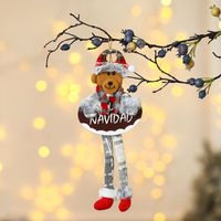 New Christmas Tree Accessories Pendant Christmas Doll Dancing Cloth Doll Small Pendant Gift sku image 52