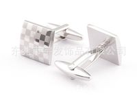 Simple Style Streetwear Square Copper Plating Men's Cufflinks main image 5