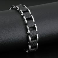 Original Design Geometric Titanium Steel Polishing Men's Bracelets main image 4