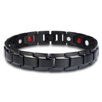 Original Design Geometric Titanium Steel Plating Men's Bracelets sku image 2