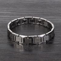 Original Design Geometric Tungsten Steel Men's Bracelets main image 4