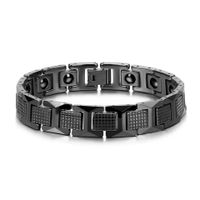 Original Design Geometric Tungsten Steel Men's Bracelets sku image 3