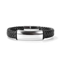 Original Design Solid Color Titanium Steel Men's Bracelets sku image 2