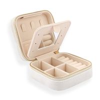 Casual Solid Color Flannel Jewelry Boxes sku image 8