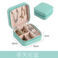 Casual Solid Color Flannel Jewelry Boxes sku image 4