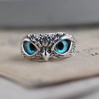 Casual Owl Alloy Wholesale Open Rings main image 3