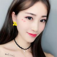 1 Pair Modern Style Flower Plating Alloy Ear Studs main image 5