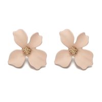 1 Pair Modern Style Flower Plating Alloy Ear Studs main image 3