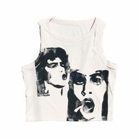 Mujeres Chaleco Camisetas Sin Mangas Impresión Estilo Vintage Impresión main image 3