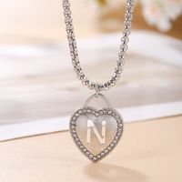 Punk Letter Alloy Plating Unisex Pendant Necklace sku image 9