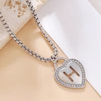 Punk Letter Alloy Plating Unisex Pendant Necklace sku image 6