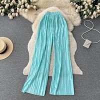 Women's Daily Vintage Style Simple Style Solid Color Full Length Casual Pants main image 2