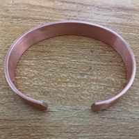 Simple Style Solid Color Copper Magnetic Unisex Bangle main image 5